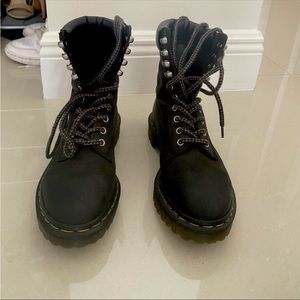 Dr. Martens black lace up combat boots